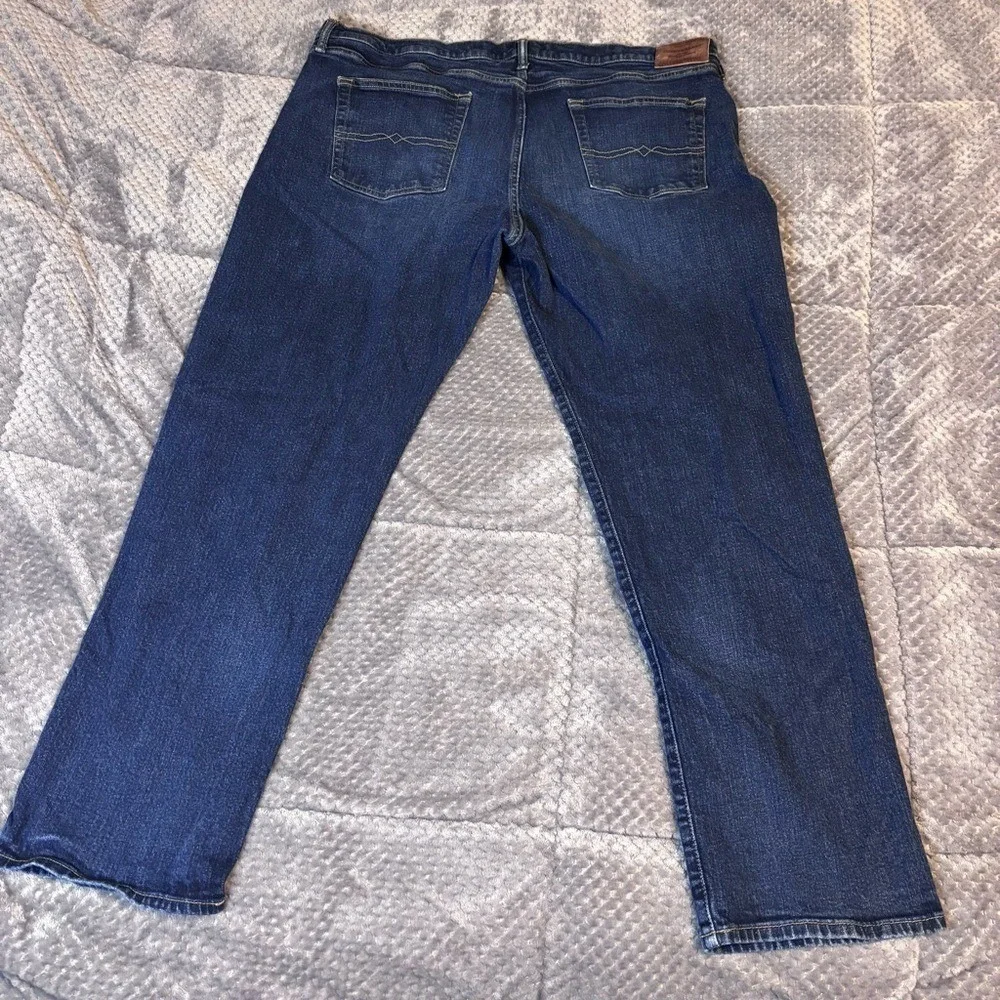Lucky Brand 363 Straight Jeans Mens Dark‎ Wash Denim Size 42x32 - Picture 7 of 8